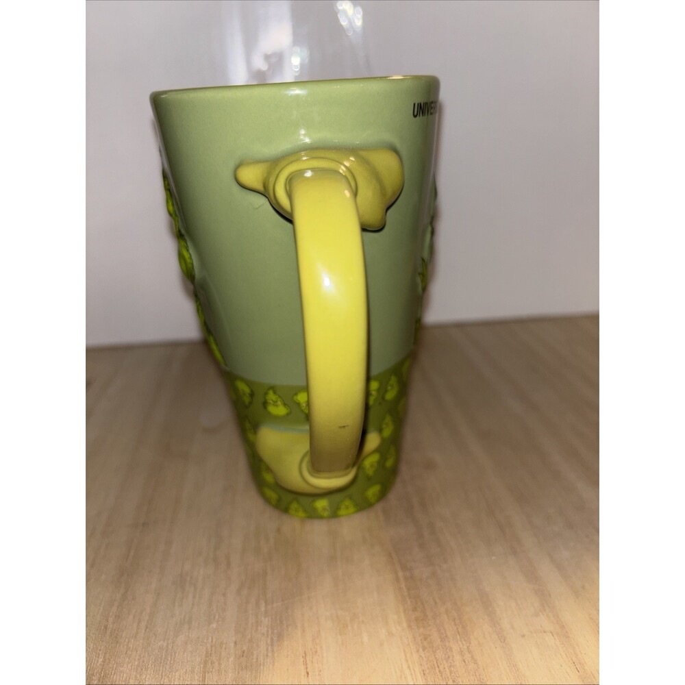 2006 Grinch Tall Ceramic mug 3D Universal's Island Adventure Dr. Seuss Vintage - Picture 3 of 6